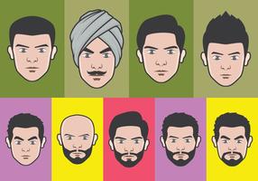 Face Avatar Vector Set